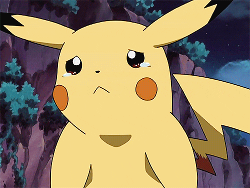 Pikachu płacze